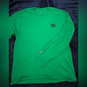Champion long sleeve Notre Dame tee